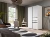Falun Kleiderschrank 2-türig in weiß Bild 5