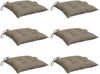 vidaXL Palettenkissen 6 Stk. Taupe 50x50x7 cm Oxford-Gewebe 361533 Bild 3