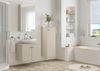 Halbhoher Badschrank helles grau/taupe ohne Füße in Eiche V-90. 59-02HH Bild 3