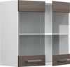 Hängeschrank R-Line Grau 60 cm mit Glastüren Vicco Bild 5
