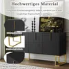 Sideboard 138/40/80,5 cm, Wohnzimmerschrank, Mehrzweckschrank Bild 3