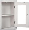 Landhaus Badezimmer Hochschrank LIRIA-56, Massivholz weiß gebleicht, B x H x T ca. 45 x 190 x 30cm Bild 2
