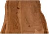 Tischplatte Baumkante Akazie Nuss 80 x 40 cm CURTIS 136822143 Bild 5