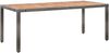 Gartenmöbel Set 8 Personen Essgruppe Rattan Gartentisch Stühle Auflagen-Grau Bild 2