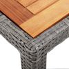 Gartenmöbel Set 8 Personen Essgruppe Rattan Gartentisch Stühle Auflagen-Grau Bild 4