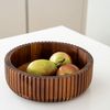 Zoha Servierschale Stripe Schüssel - Handgefertigte Akazienholz Schale für Dips, Snacks, (1-tlg), Handgefertigtes Akazienholz Bild 2
