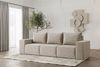 Sofa Designersofa ESTELLE 3-Sitzer in Stoff Poso Beige Bild 3