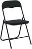 vidaXL Klappstuhl 2 pcs Schwarz 48 x 44 x 78 cm Samt 42029068 Bild 4