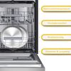 TEAMFAR Pizzablech 4er-Set Edelstahl 29cm Pizzaform Backblech Ofenrand Bild 3