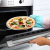 TEAMFAR Pizzablech 4er-Set Edelstahl 29cm Pizzaform Backblech Ofenrand Bild 5