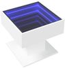 vidaXL LED-Couchtisch Weiß 50x50x45 cm Holzwerkstoff 847525 Bild 3