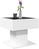 vidaXL LED-Couchtisch Weiß 50x50x45 cm Holzwerkstoff 847525 Bild 5