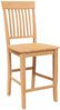 vidaXL Barhocker 2 Stk. Natur Massivholz Gummibaum 4102571 Bild 4