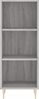 vidaXL Sideboard Grau Sonoma 34,5x32,5x90 cm Holzwerkstoff 828722 Bild 4