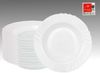 12er Set Bormioli Rocco EBRO Suppenteller, tiefer Teller, 23,5 cm, 300 ml, Opal-Hartglas Bild 4
