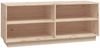 vidaXL Schuhregal 110x34x45 cm Massivholz Kiefer 813540 Bild 2