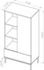 AX LIVING Bücherregal Modern Queba QT03 – 70cm Breite Design Hikora Bild 5
