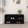 vidaXL Schuhregal Schwarz 100x35x45 cm Holzwerkstoff 816905 Bild 3
