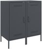 vidaXL Sideboards 2 Stk. Anthrazit 36x39x79 cm Stahl 843017 Bild 2