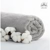 leevitex® Saunatuch Frottee XXL, (2-St), 80 x 200 cm, extra groß & saugfähig, Silber/Hellgrau Bild 4