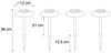 Qazqa LED Solarleuchte Mushroom, LED fest integriert, Extra-Warmweiß, QAZQA Solar­leuchte, integrated, Grün, Kunststoff, Modern Bild 2