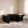 vidaXL Hochbett mit Schreibtisch für Kinder Schwarz 98,5 x 200 cm 3422660 Bild 1