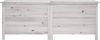 vidaXL Gartentruhe Weiß 150x50x56,5 cm Massivholz Tanne 364757 Bild 4