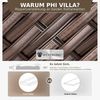 PHI VILLA Gartenlounge-Set, (4 x Fächer-Sofa, 1 x Armloser Stuhl, 2 x Ottomane, Polyethylen-Rattan) Bild 2