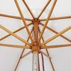 Sekey Sonnenschirm 300 cm Holz-Sonnenschirm, creme Bild 4
