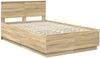 vidaXL Bettrahmen mit Kopfteil Sonoma-Eiche 120 x 200 cm Holzwerkstoff 3408189 Bild 4