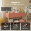 Bellabino 'Teme' Kinderbücherregal, terrakotta, 80x40x44 cm, Holz, Montessori Kinderregal mit 4 Fächern und Ablagefläche Bild 4