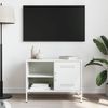 vidaXL TV-Schrank Weiß 68x39x50,5 cm Stahl 843004 Bild 3