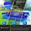 KESSER® Solar Poolabdeckung Pool Abdeckplane | Poolplane aus 200g/m² PE Material Inkl. Stahlseil + Seilspanner mit ösen Solarplane Abdeckung UV-resistente Sommer & Winter Blau / Schwarz, Eckig 304 x 210 cm Bild 4