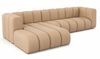 Kaiser Möbel Ecksofa Grand L 287 cm aus Veloursstoff Salvador, Einzelartikel, moderne Form,Hoher Sitzkomfort,Pflegeleichter Veloursstoff Bild 3
