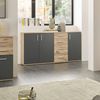 Kommode >BC 1040< in Grau matt - 160x84x35 (BxHxT) Bild 4