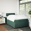 vidaXL Boxspringbett mit Matratze Dunkelgrün 120x200 cm Samt 3286285 Bild 3