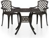 vidaXL 3-tlg. Bistro-Set Aluminiumguss Bronzen 3070586 Bild 2