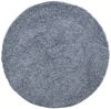 vidaXL Teppich Shaggy Hochflor Modern Blau Ø 200 cm 375335 Bild 2