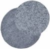 vidaXL Teppich Shaggy Hochflor Modern Blau Ø 200 cm 375335 Bild 3