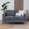 Bronx71 Sofa 2-Sitzer Orlando Stoff anthrazit Bild 3