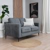 Bronx71 Sofa 2-Sitzer Orlando Stoff anthrazit Bild 5