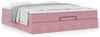 vidaXL Ottoman-Bett mit Matratze Rosa 160x200 cm Samt 3311200 Bild 4
