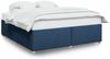 vidaXL Bettgestell ohne Matratze Blau 200x200 cm Stoff 3284763 Bild 2