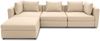 Gartenlounge Set 1 Bozhana 312x67x174 mit Outdoorbezug in beige Bild 2