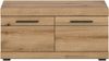 Home affaire Sitzbank SIENA, Breite 90 cm, 2 Türen, 2 Einlegeböden, 4 Fächer (1-St, hochwertige Rillenfräsung in MDF Front), Garderobenbank, Dielenbank, Bank, Flurbank, Kommode Bild 3