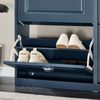SoBuy FSR78-B Schuhschrank, MDF, Lackiert, Dunkelblau, 54 x 83 x 24 cm Bild 5