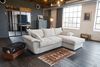 KAWOLA Sofa DAMETO Ecksofa Bettsofa Schlafsofa mit Stauraum Cord weiß Recamiere rechts 77 x 174 x 266 cm Bild 4