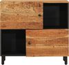 vidaXL Beistellschrank 80x33x75 cm Massivholz Akazie 356882 Bild 5