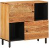 vidaXL Beistellschrank 80x33x75 cm Massivholz Akazie 356882 Bild 2