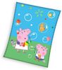 Kinderdecke Peppa Pig Fleecedecke Kuscheldecke 130 x 170 cm, Peppa Pig, Kuscheldecke Bild 1